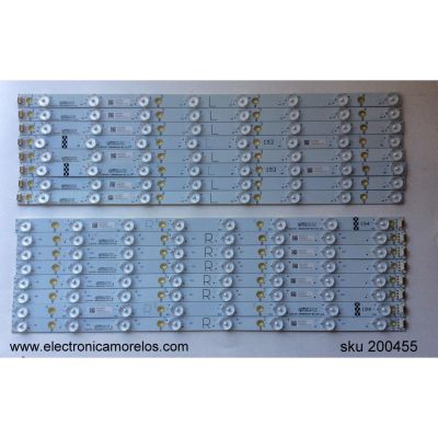 KIT DE LED PARA TV / TPT500DK-QS1 REV:SC1E / LBM500P0204-AH-3 (L)(R) / MODELO P502UI-B1E LTY6RKBQ